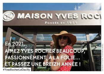 En 2021, aimez Yves Rocher beaucoup, passionnément, à la folie ...