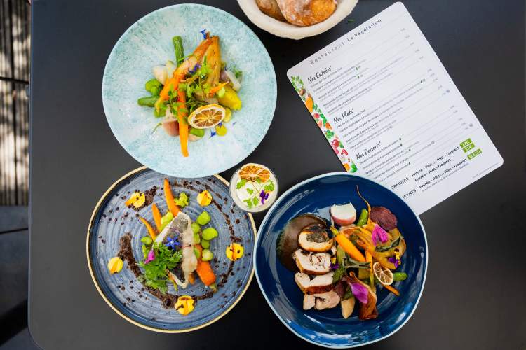 Carte Restaurant Le Vegetarium - Maison Yves Rocher